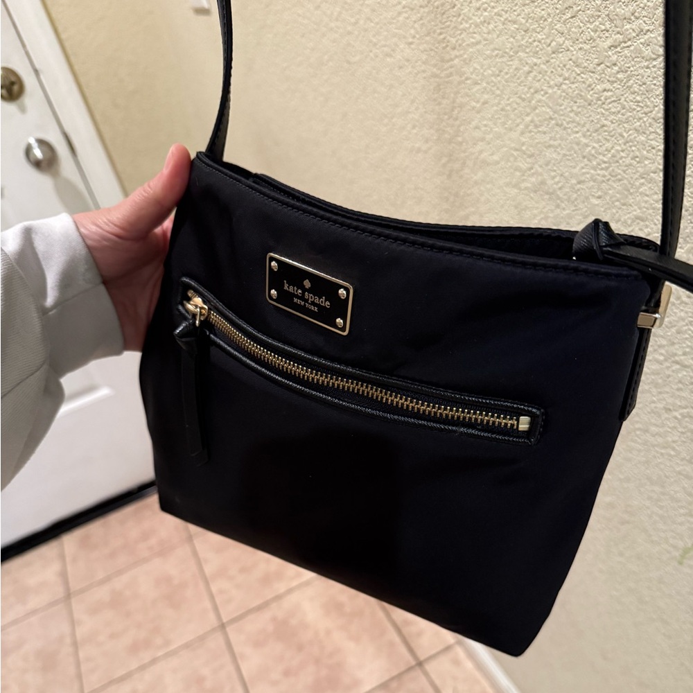 Kate Spade Black Nylon Crossbody Bag